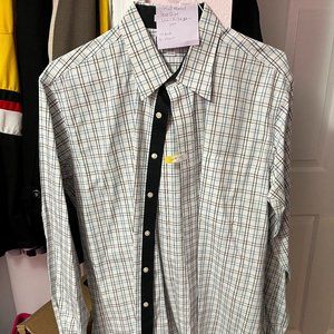 Paul Fredrick Men's Long Sleeve Dress Shirt